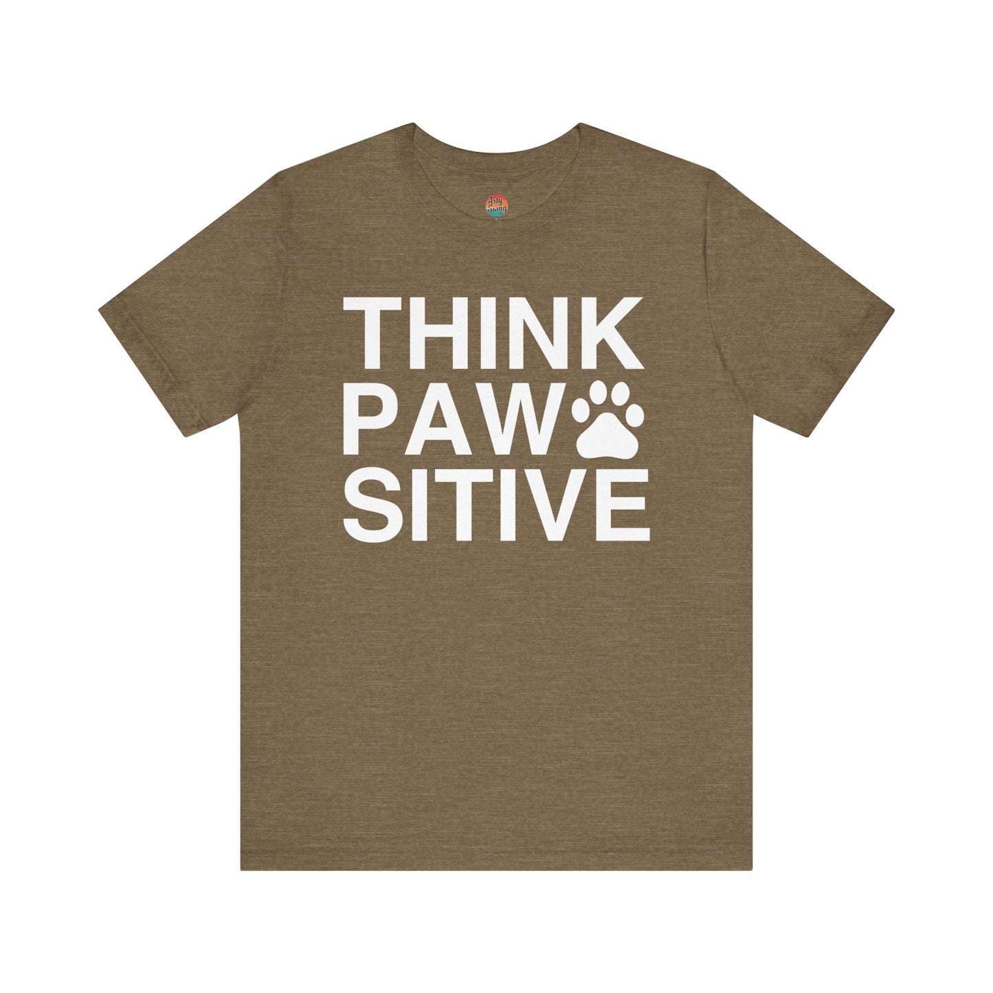Think Paw Sitive Unisex T-Shirt