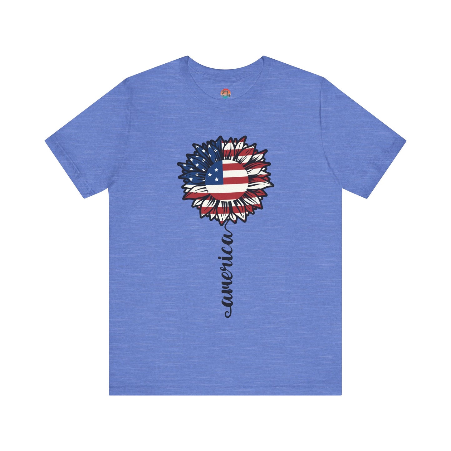 Patriotic Sunflower “America” Unisex T-Shirt