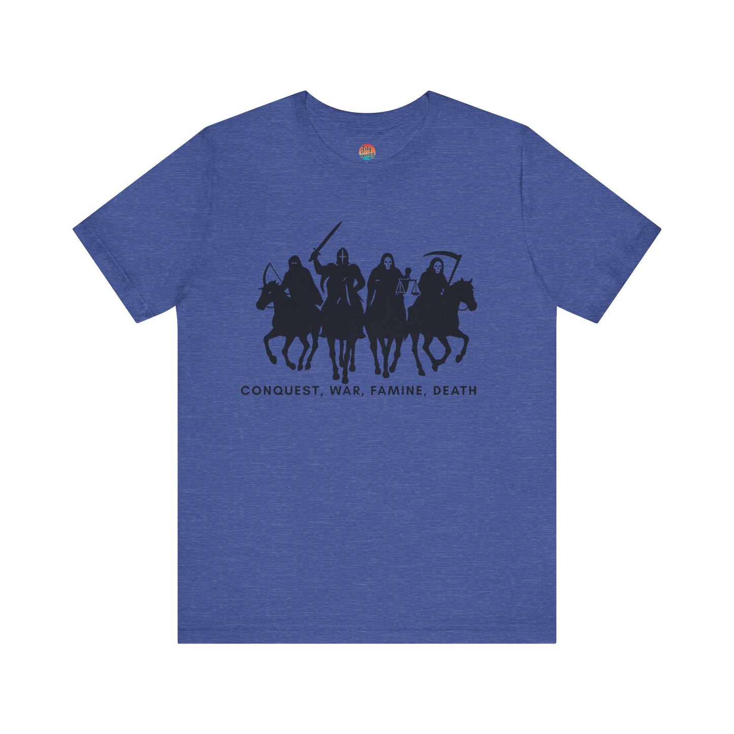“Four Horsemen: Conquest, War, Famine, Death” Unisex T-Shirt