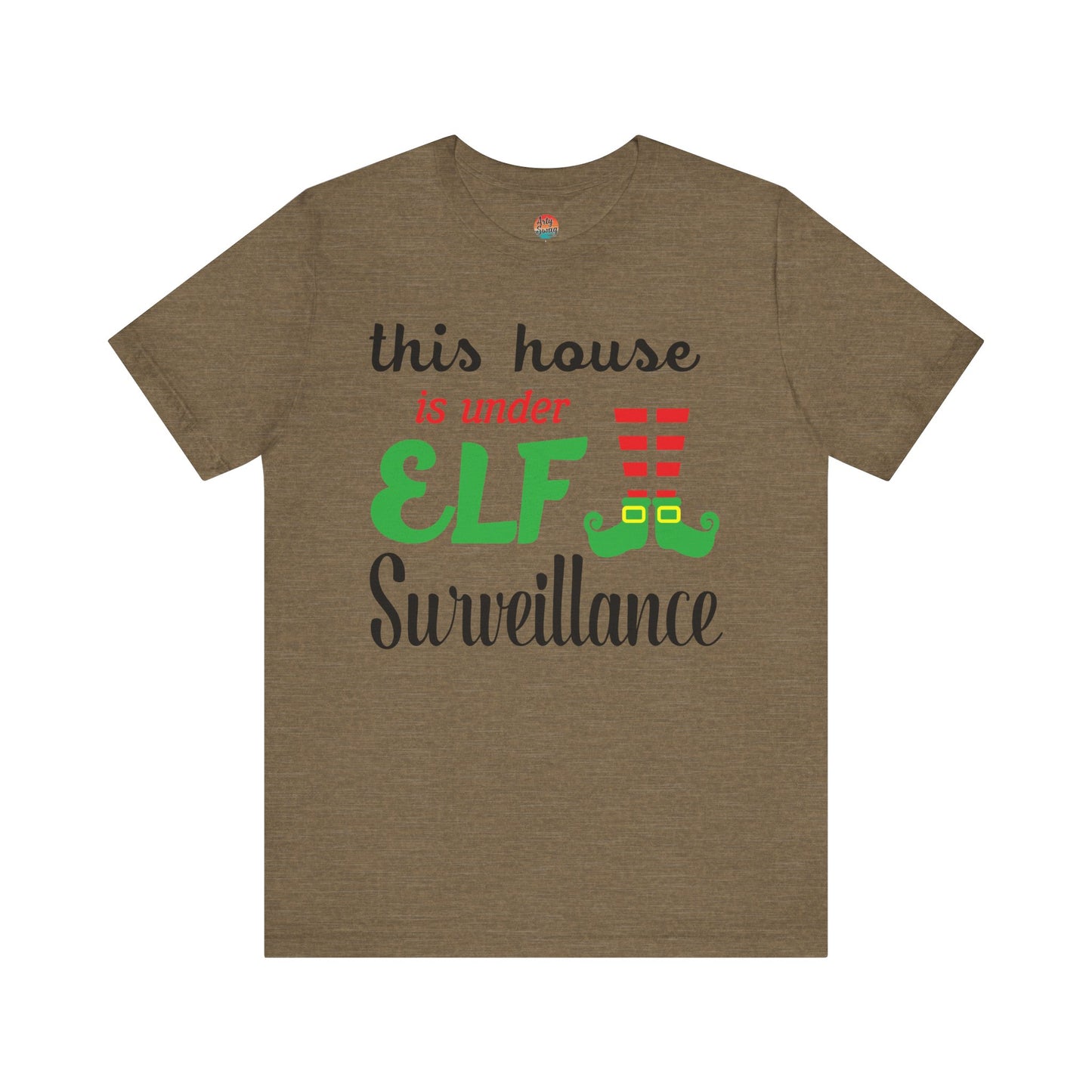 This House is Under Elf Surveillance Unisex T-Shirt