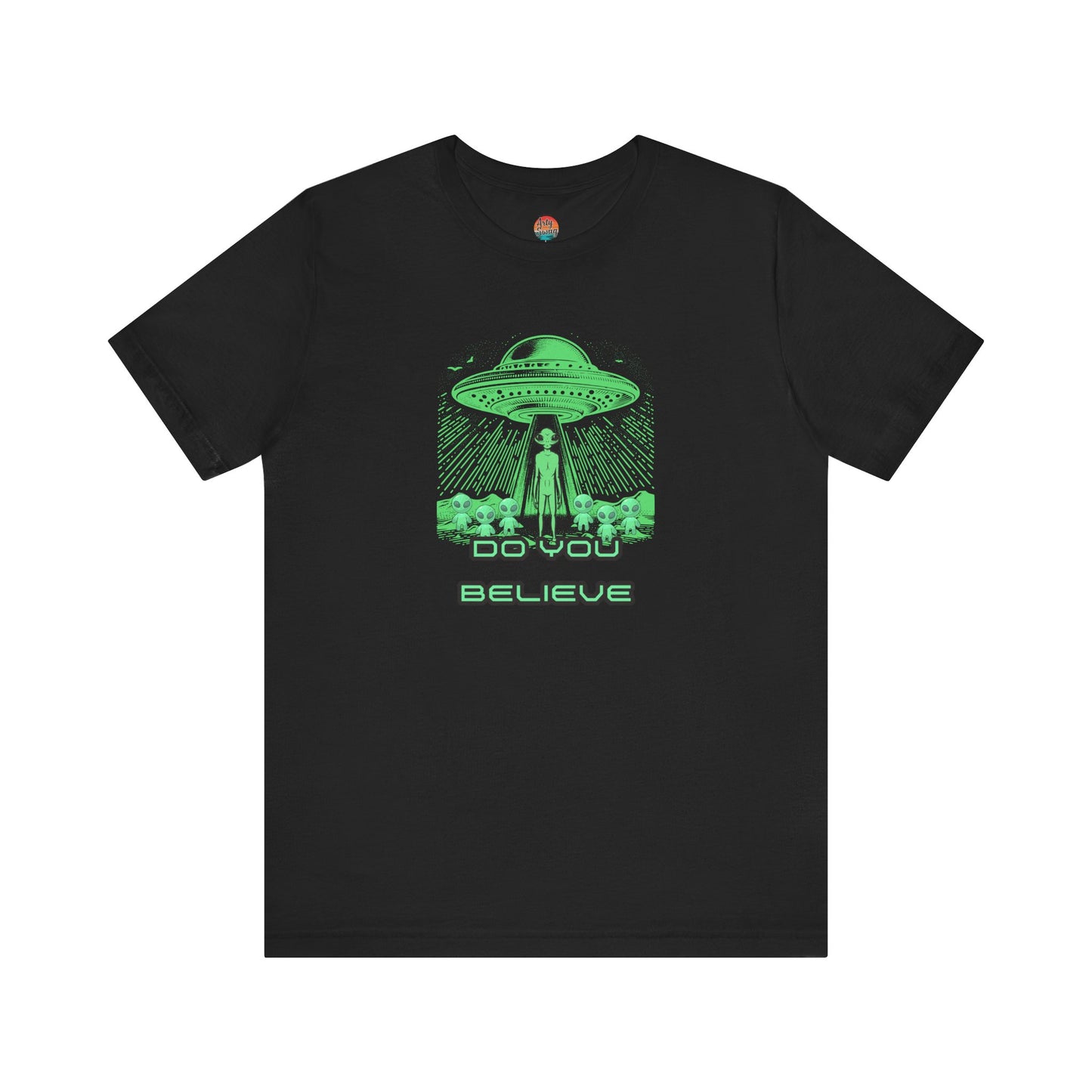 UFO Believer Tee - Fun Unisex Jersey T-Shirt for Sci Fi Enthusiasts