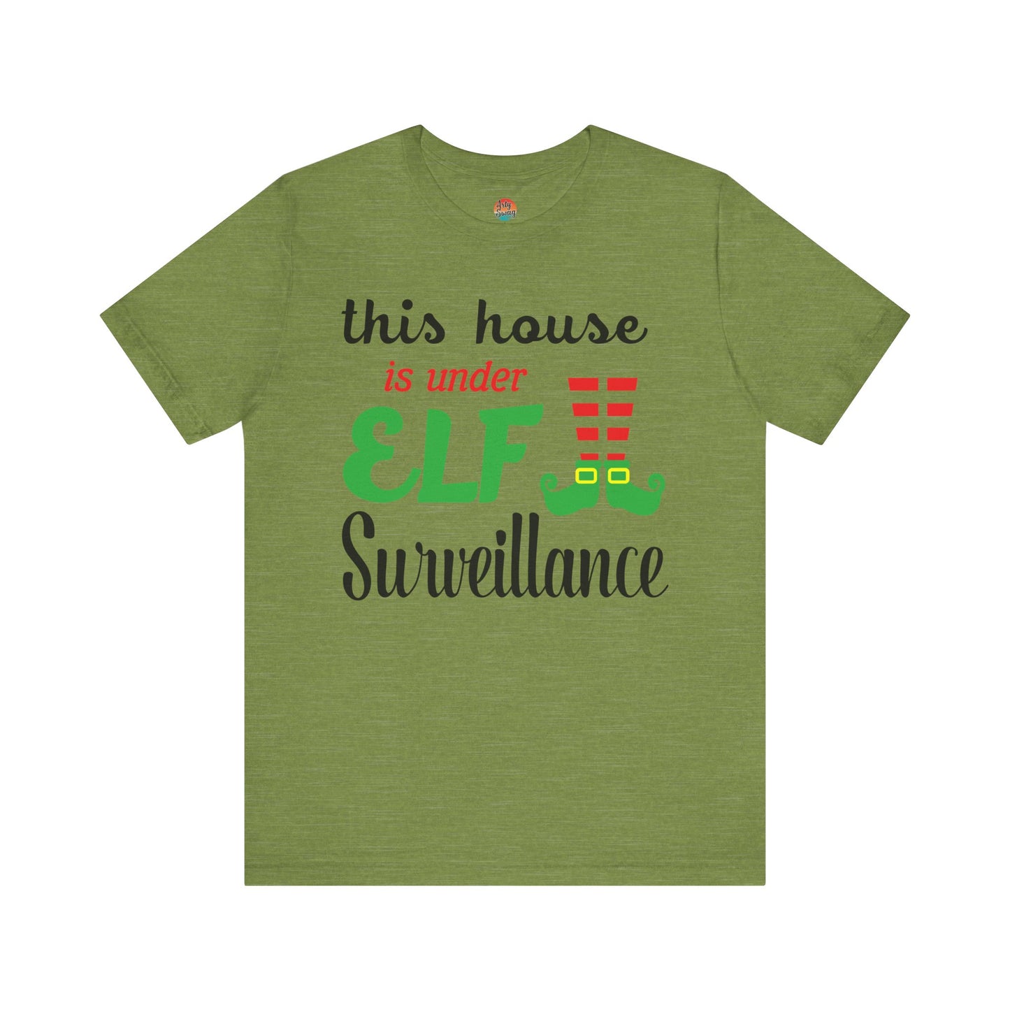 This House is Under Elf Surveillance Unisex T-Shirt