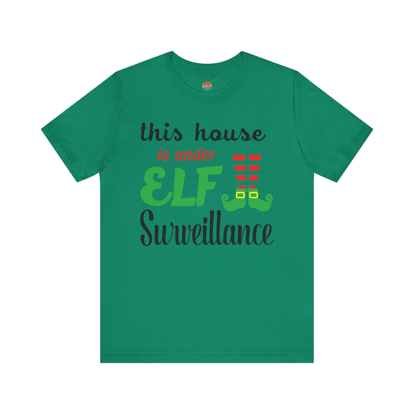 This House is Under Elf Surveillance Unisex T-Shirt
