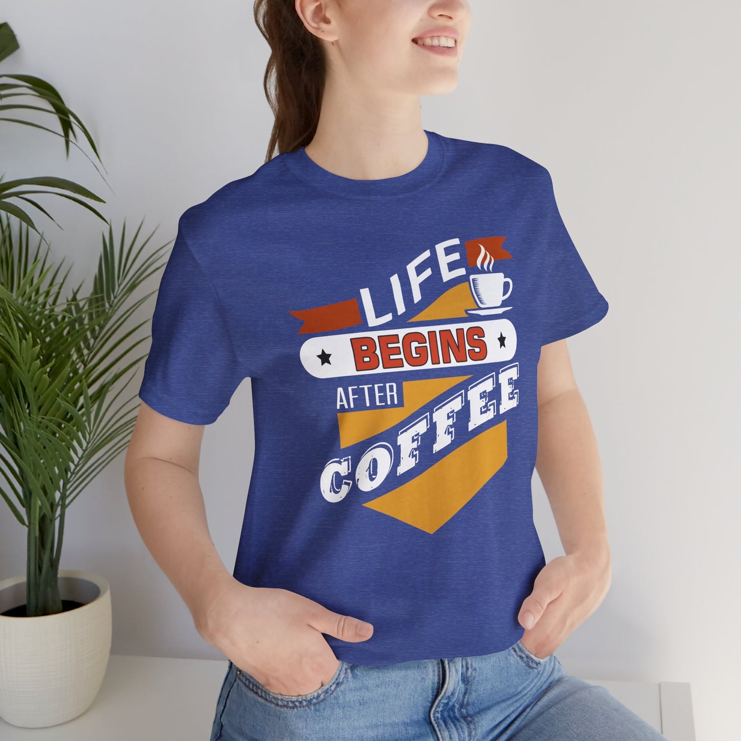 “Life Begins After Coffee” Unisex T-Shirt