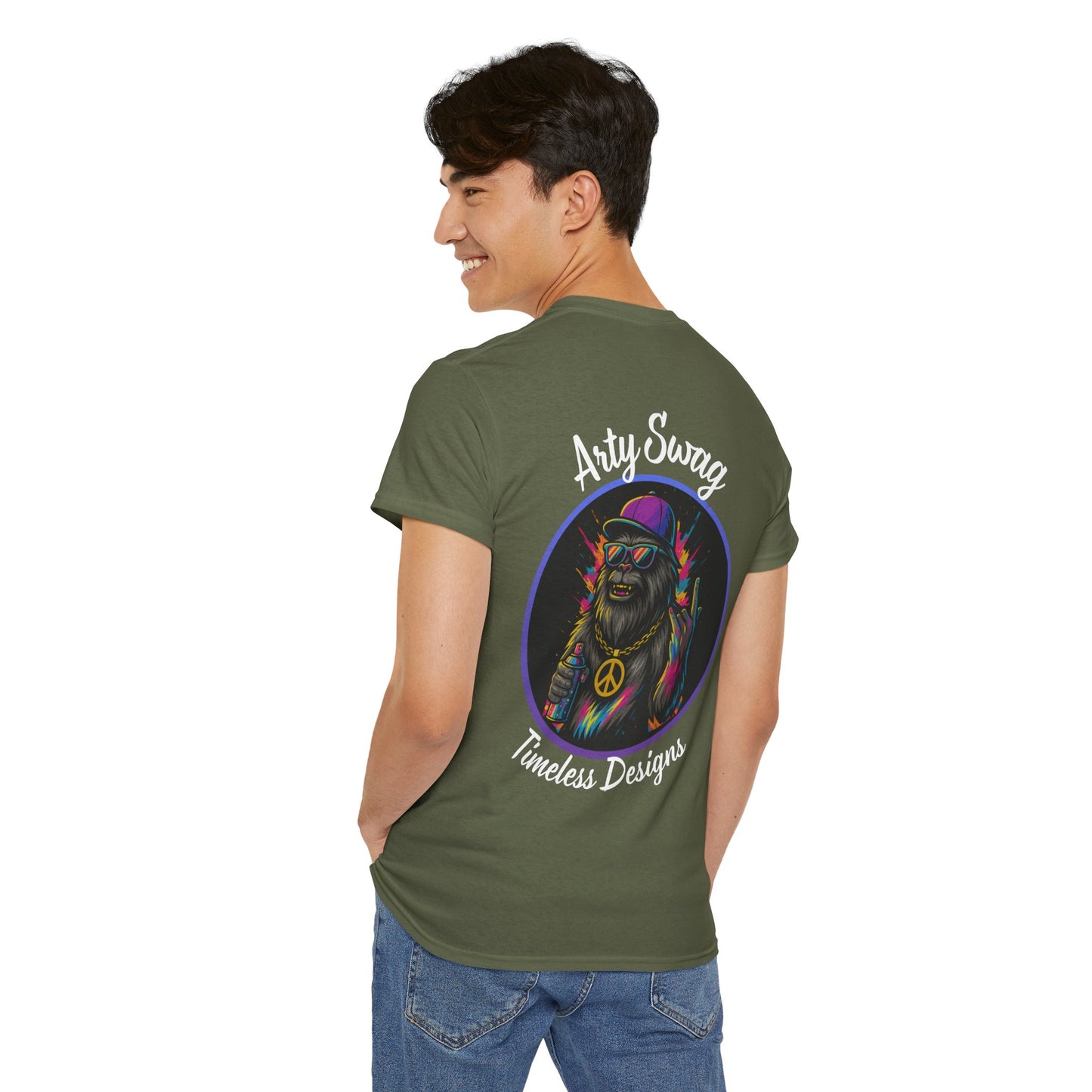 Arty Swag Sasquatch – Street Art Legend Tee