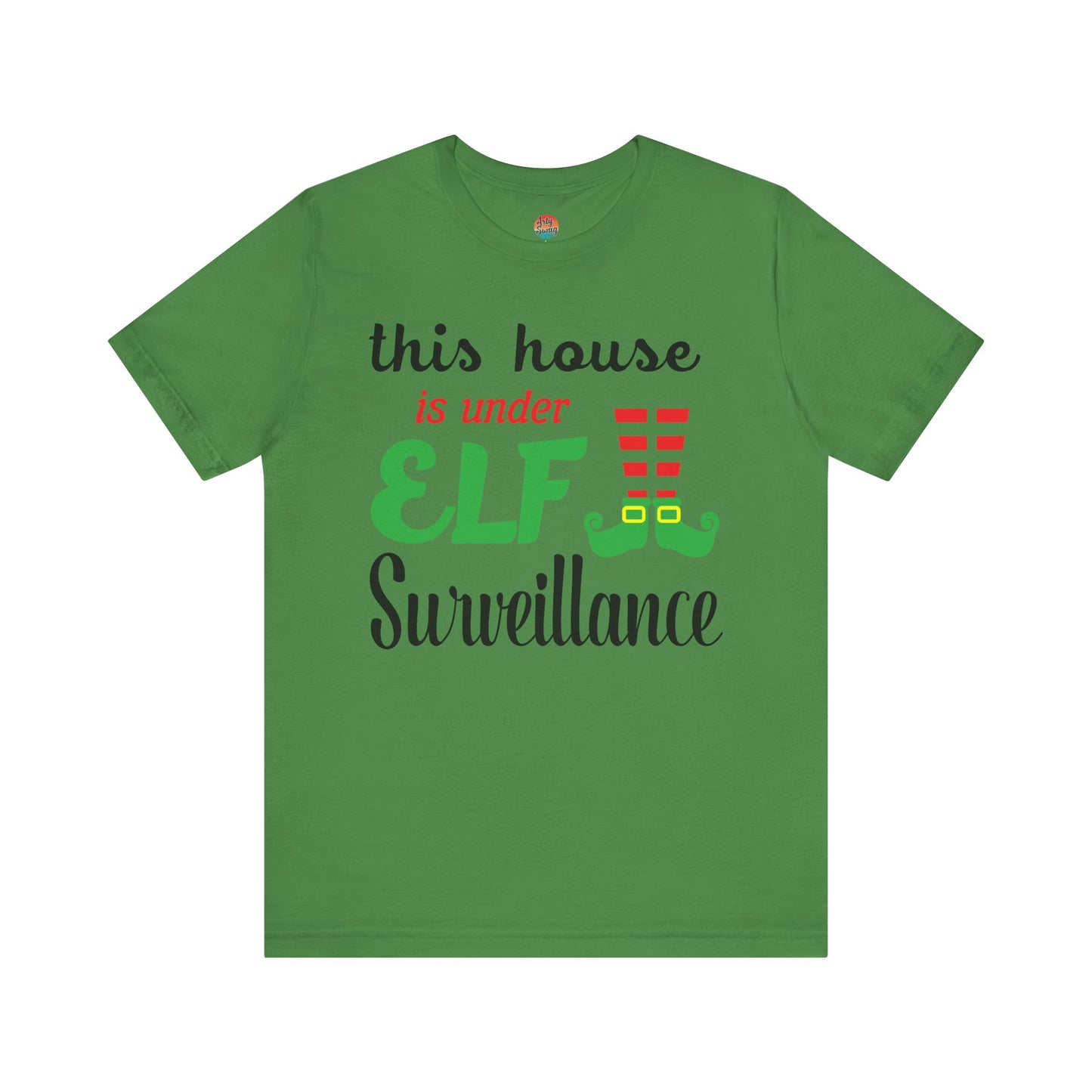 This House is Under Elf Surveillance Unisex T-Shirt