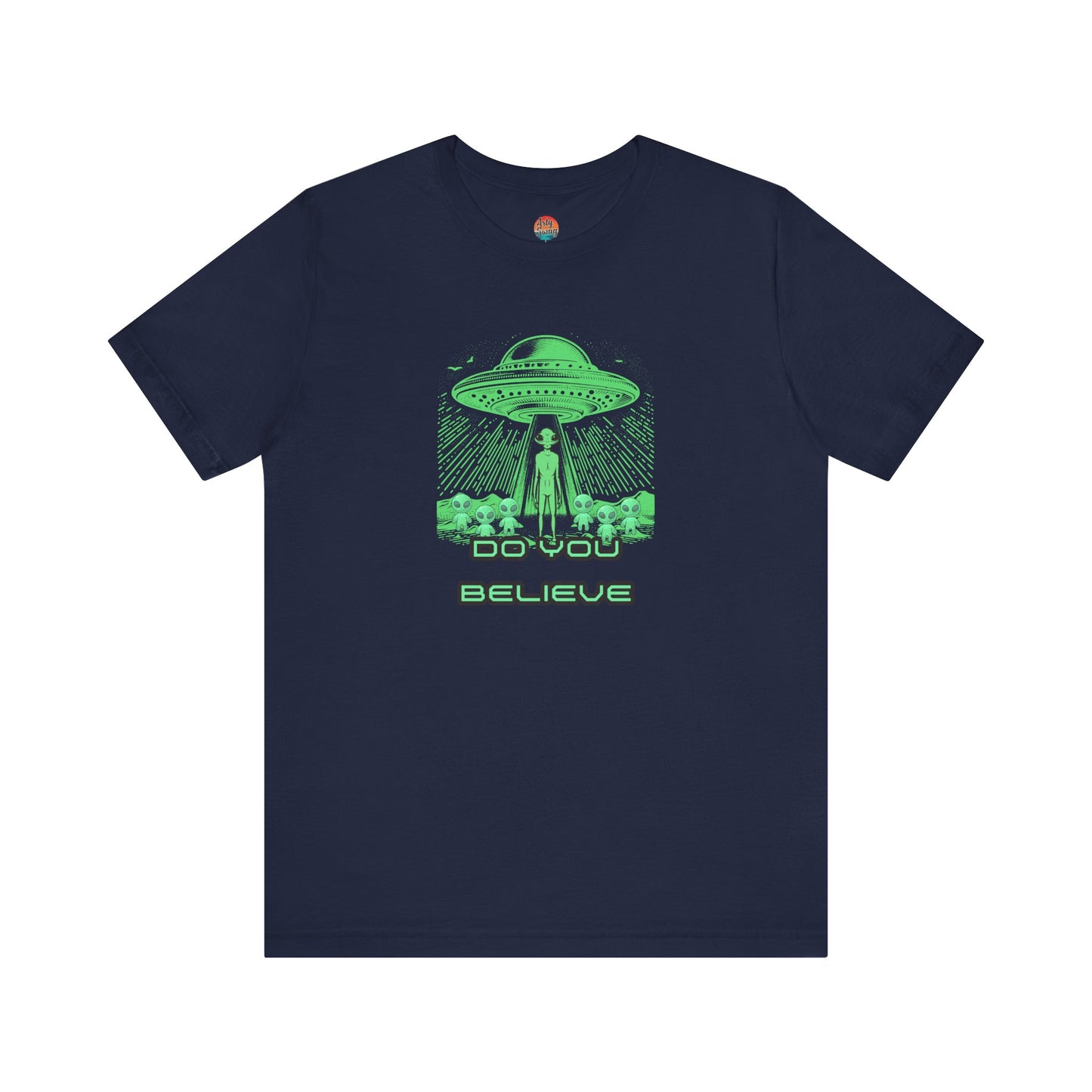 UFO Believer Tee - Fun Unisex Jersey T-Shirt for Sci Fi Enthusiasts