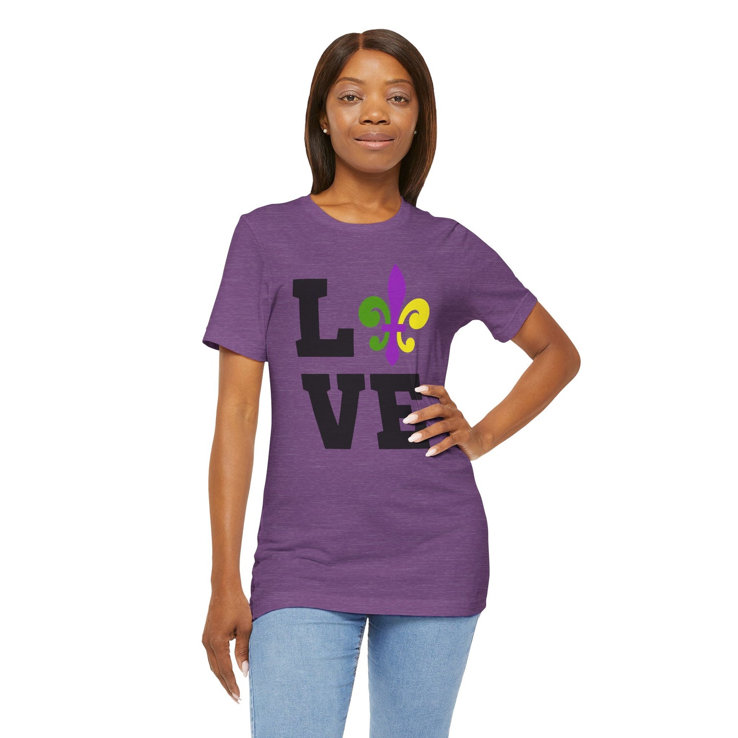 Mardi Gras LOVE Unisex T-Shirt